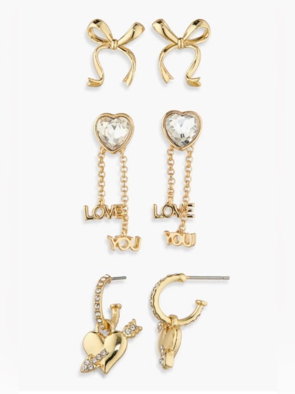 New Share the Love 3-Pack Earrings Set
BaubleBar $25